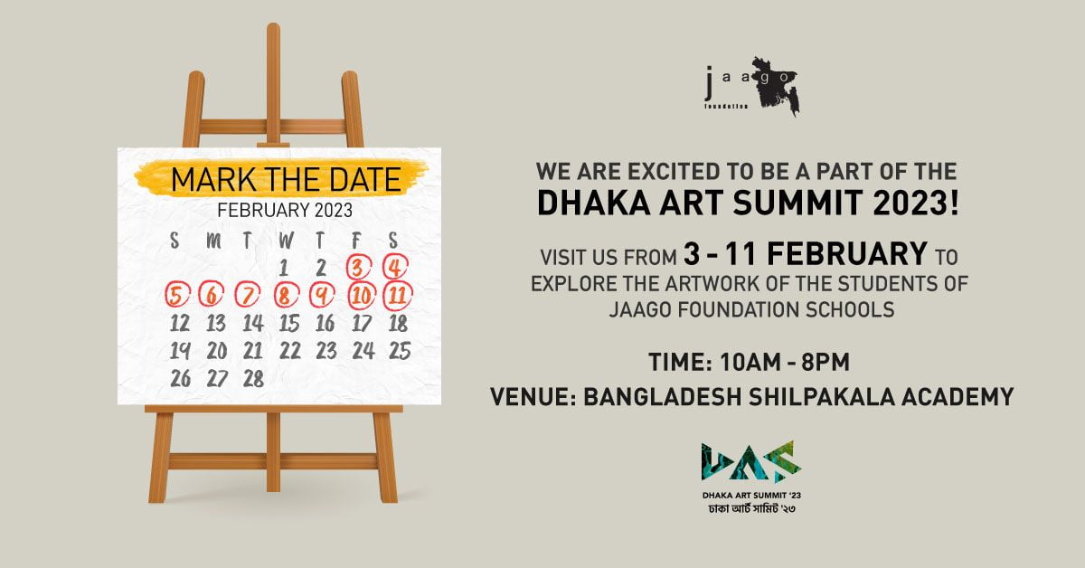 JAAGO Foundation at Dhaka Art Summit 2023