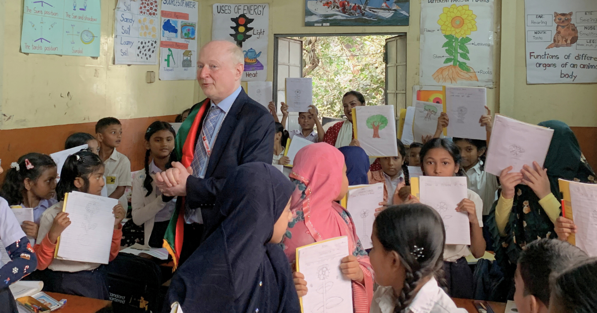 German Ambassador Brings Joy and Knowledge to JAAGO School